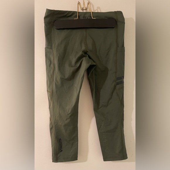 Virus Performance Sportswear - Women’s 3/4 Compression Pant - Olive Green - Picture 2 of 2